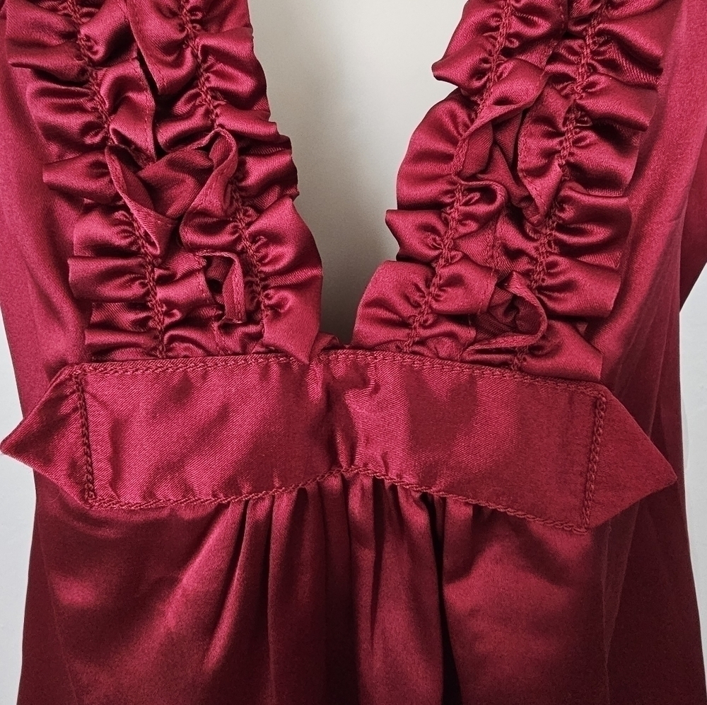 NWT MAX STUDIO Magenta Medium Blouse - Picture 9 of 9